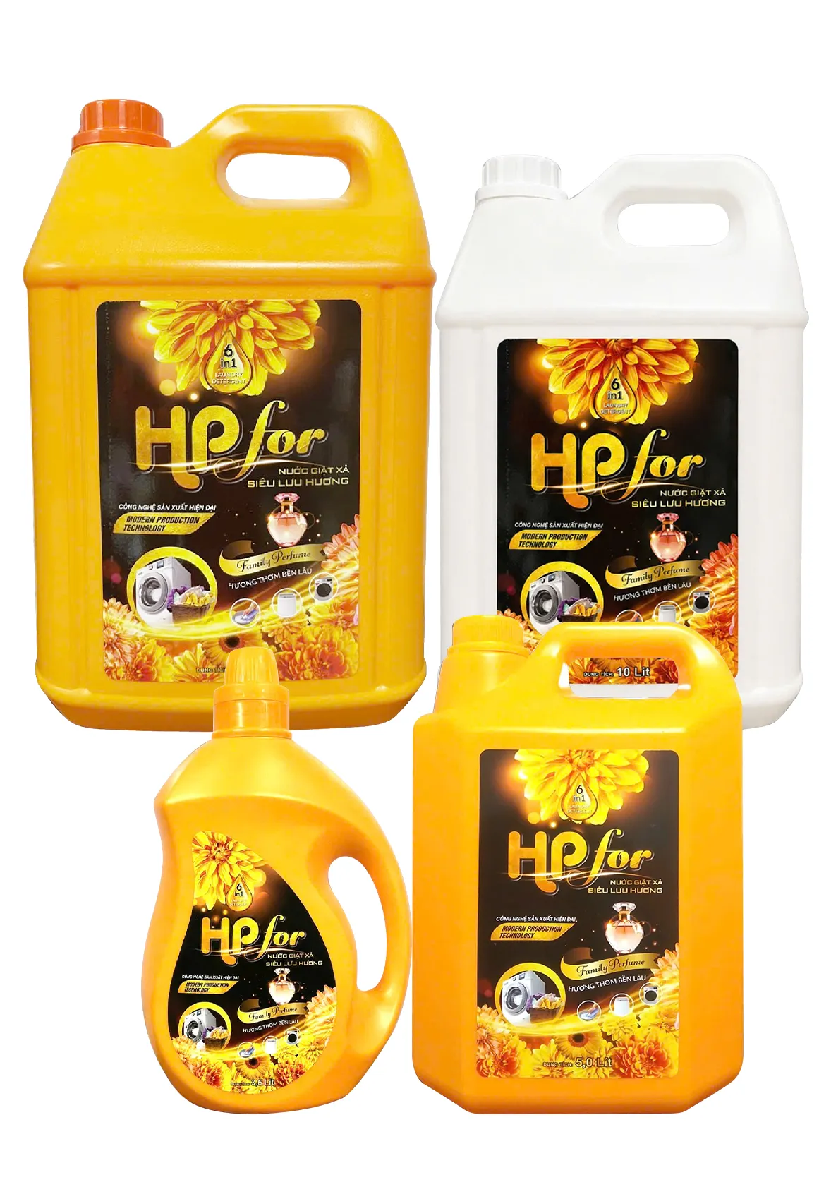 Nước giặt xả Siêu lưu hương HP For (Tem Vàng)