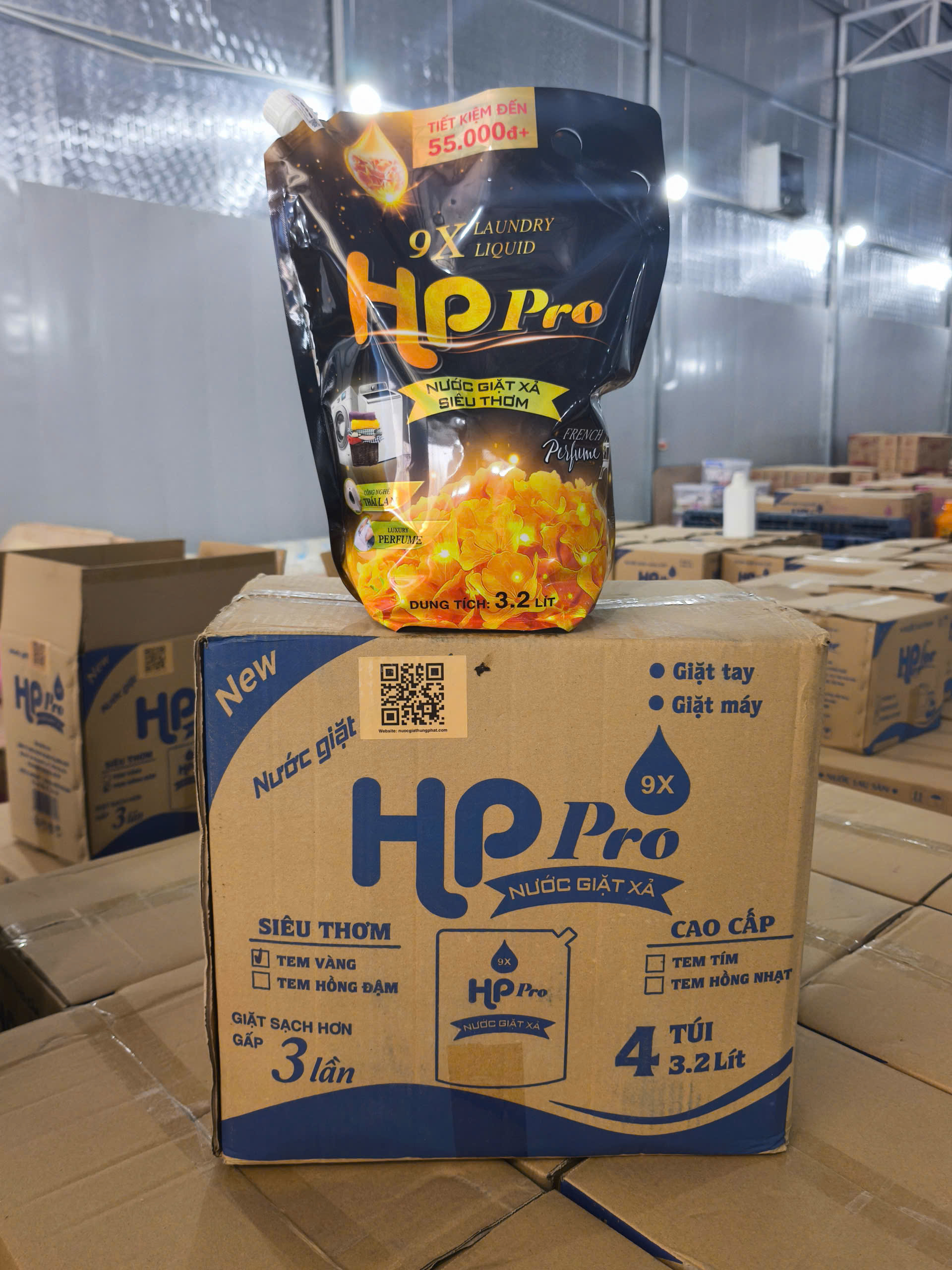 Nước giặt xả Siêu thơm HP Pro (Túi Vàng) - Ảnh 3