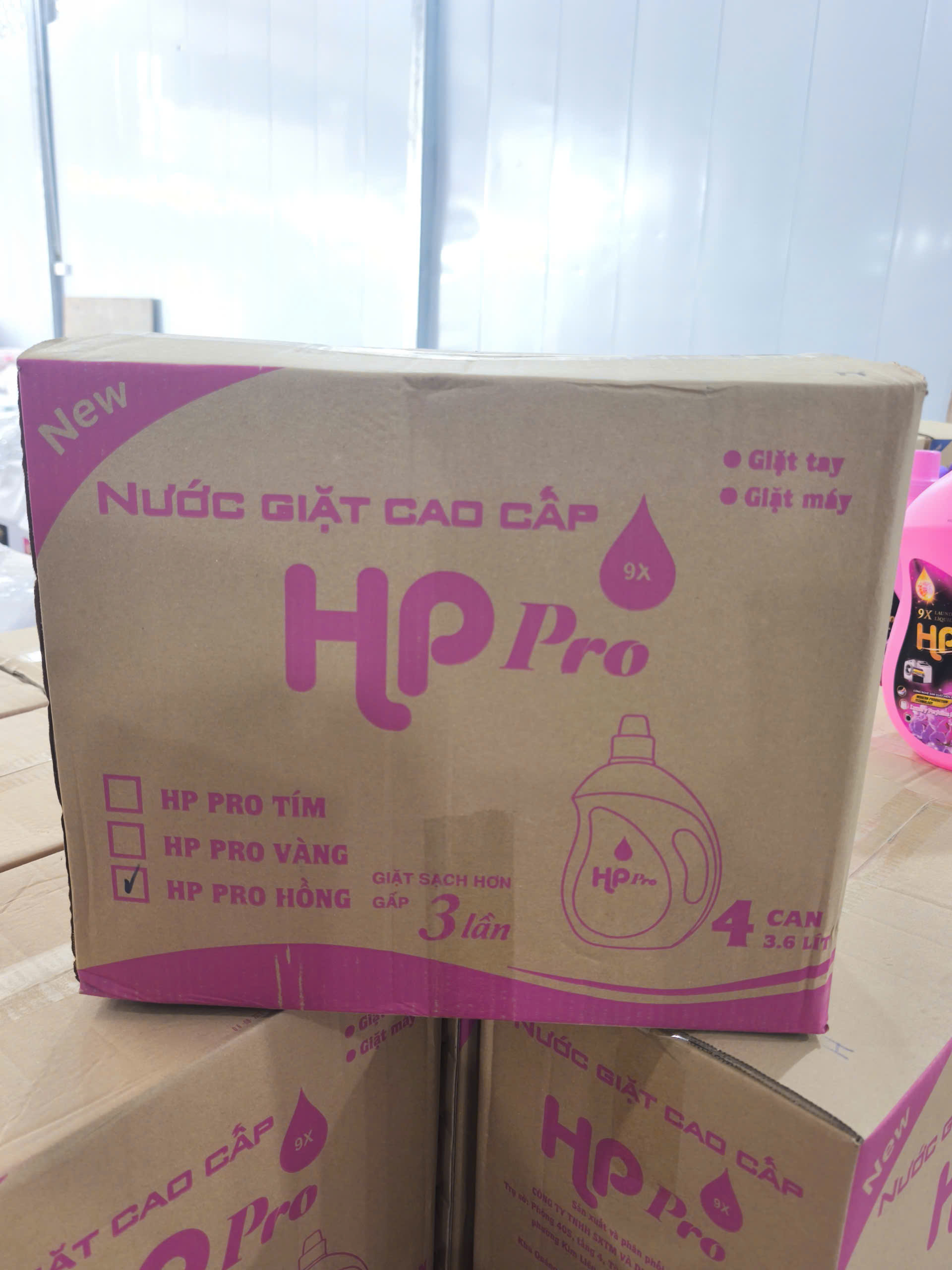 Nước giặt xả Cao cấp HP Pro (Tem Hồng) - Ảnh 5