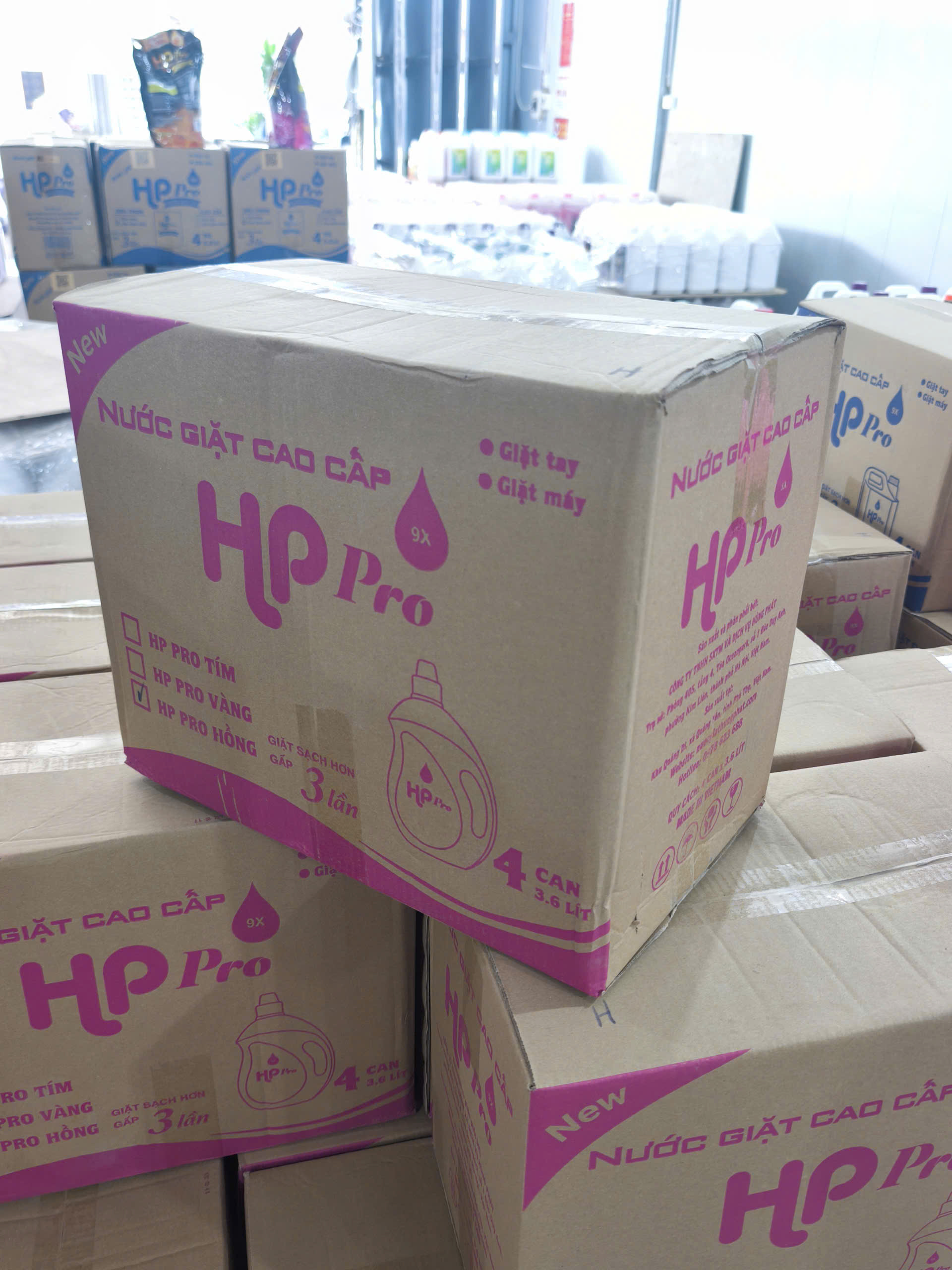 Nước giặt xả Cao cấp HP Pro (Tem Hồng) - Ảnh 4