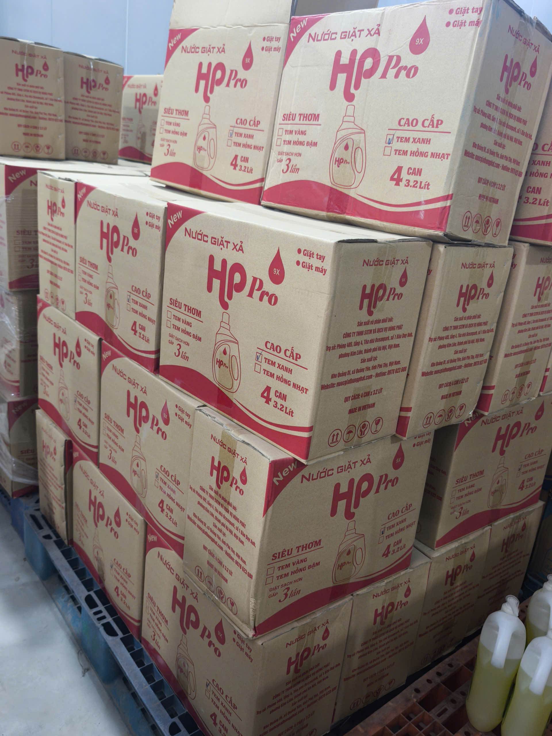 Nước giăt xả Cao cấp HP Pro (Tem Xanh) - Ảnh 5