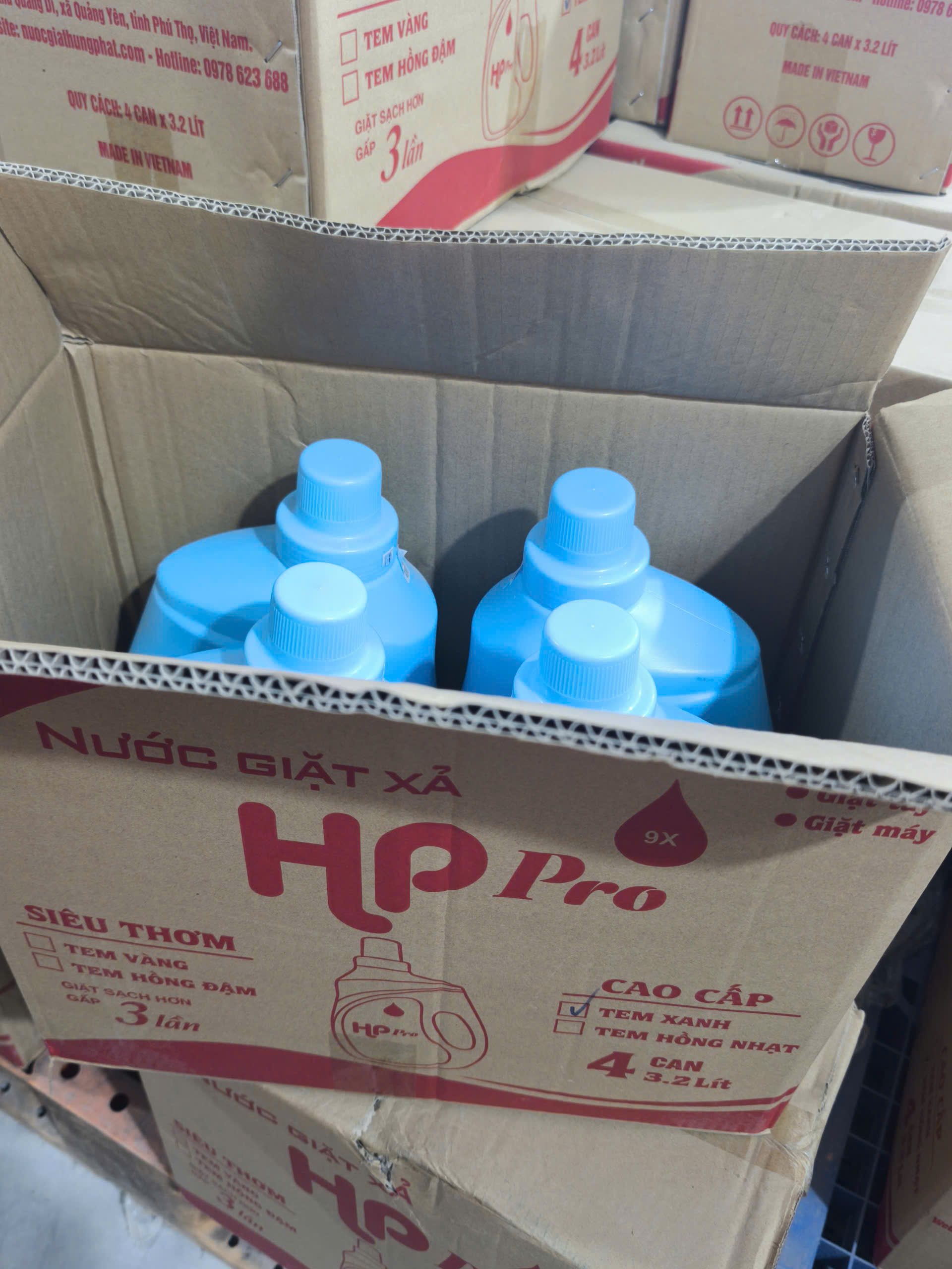 Nước giăt xả Cao cấp HP Pro (Tem Xanh) - Ảnh 6